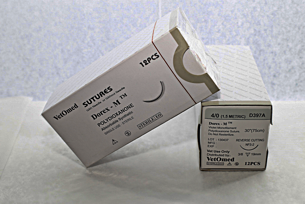 Dorex -M  D397A USP Size 4/0. NFS-2 Needle