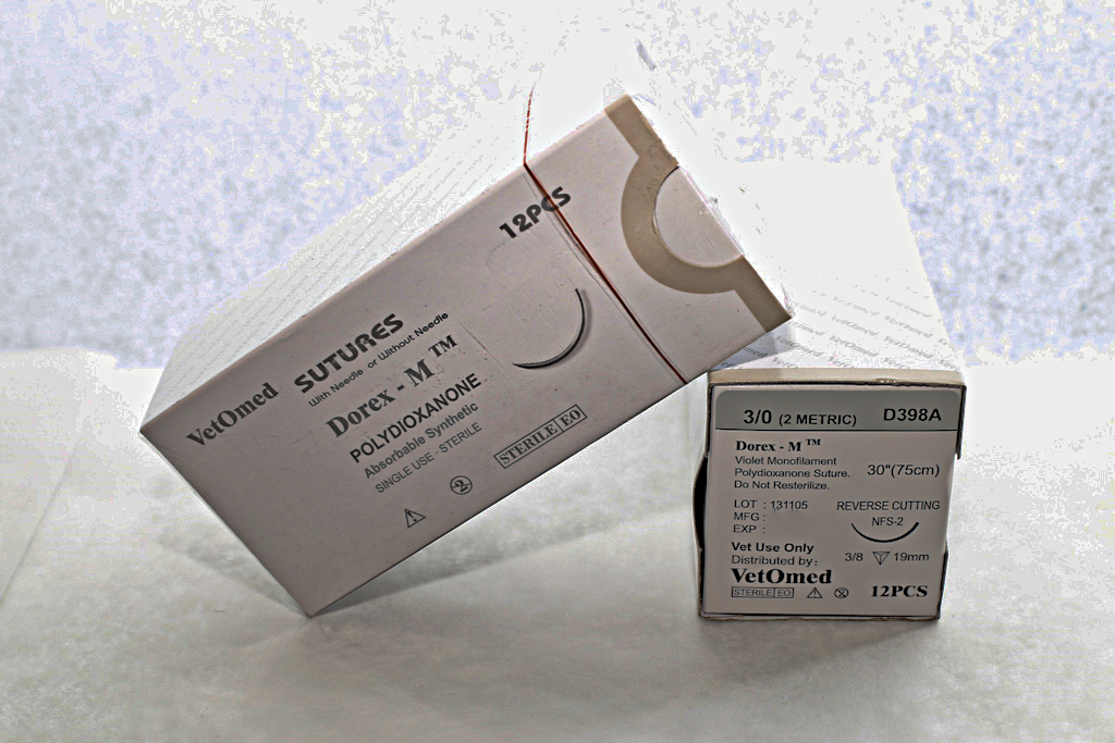 Dorex -M D398A USP Size 3/0. NFS-2 Needle